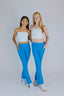 Bootleg Pants - Blue